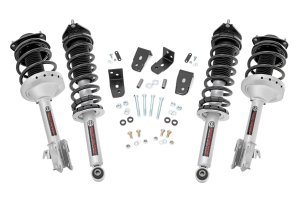Subaru Forester Suspension Lift Kit - Rough Country - 2 Inch Lift + Loaded Strut - Black - '14-'18